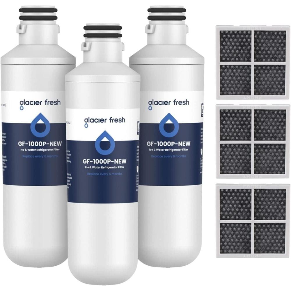 image:imageGLACIER FRESH LT1000PC ADQ747935 Filtre  eau et filtre  air de remplacement pour LG LT1000PPCPCS LMXS28626S LFXS26973S MDJ64844601 ADQ74793501 ADQ74793502 et LT120F 333 Unit