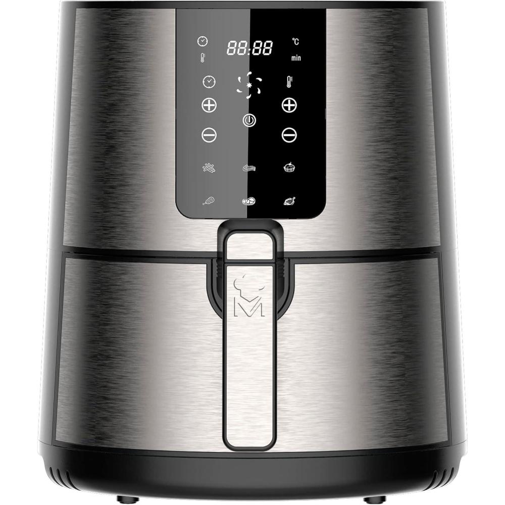 image:imageMasterPro Rocket 360 Friteuse sans huile Capacit de 36 L et puissance de 1500 Watt cran tactile LED et panier antiadhsif Friteuse air chaud Temprature rglable 80200C3 6L