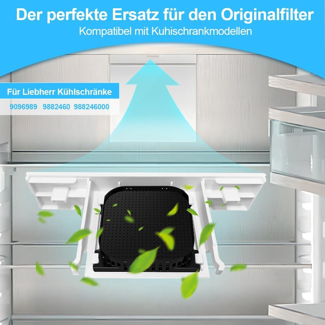 image:image1 PicesFiltre charbon actif Filtre frigo Filtre air Filtre pour Liebherr rfrigrateur Fresh Air Remplace 744002100 9096989 988246001 988246000 9882429