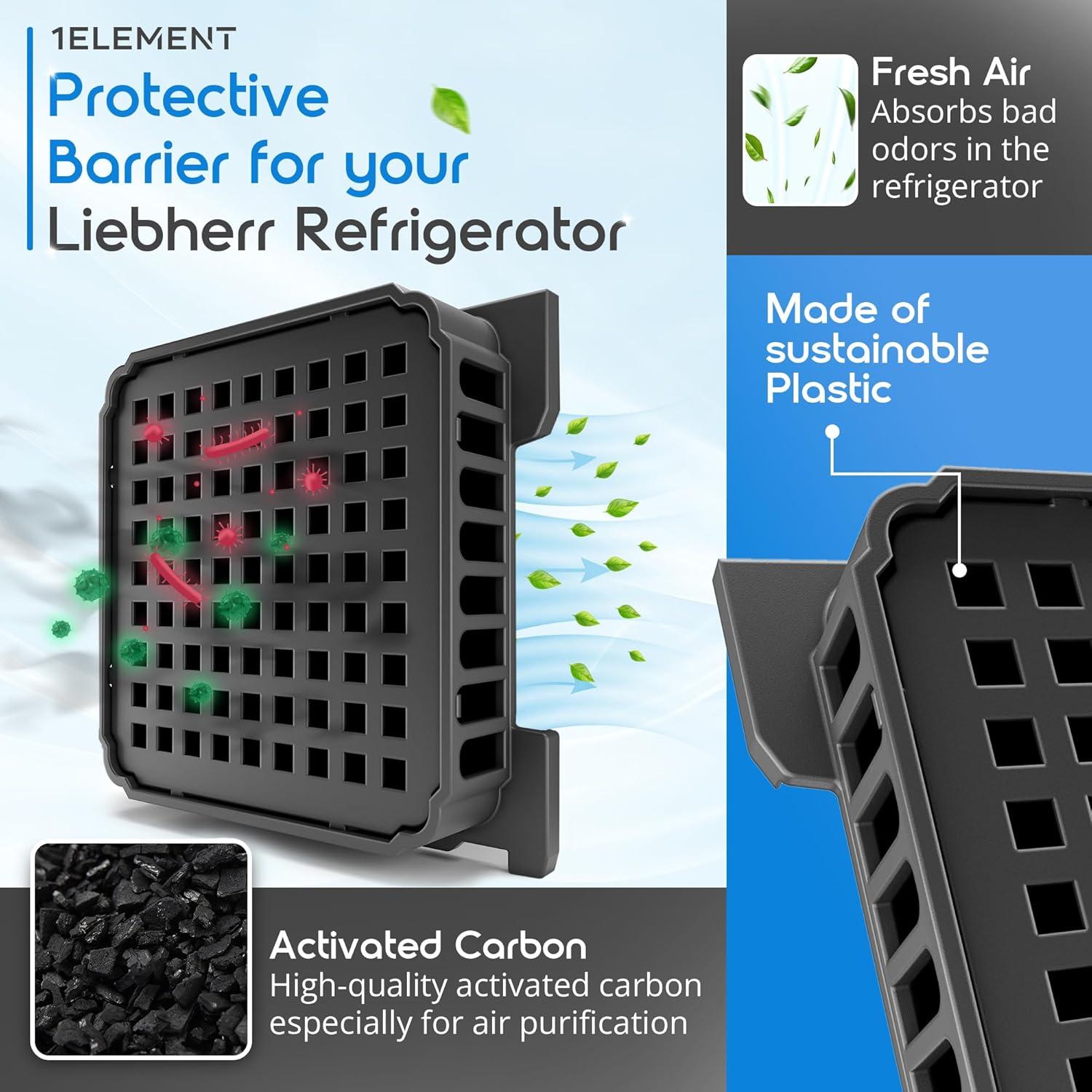 image:image1 filtre charbon actif pour rfrigrateur Liebherr Compatible BioFresh ampamp FreshAir Remplace 744002100 9096989 988246001 988246000 9882429