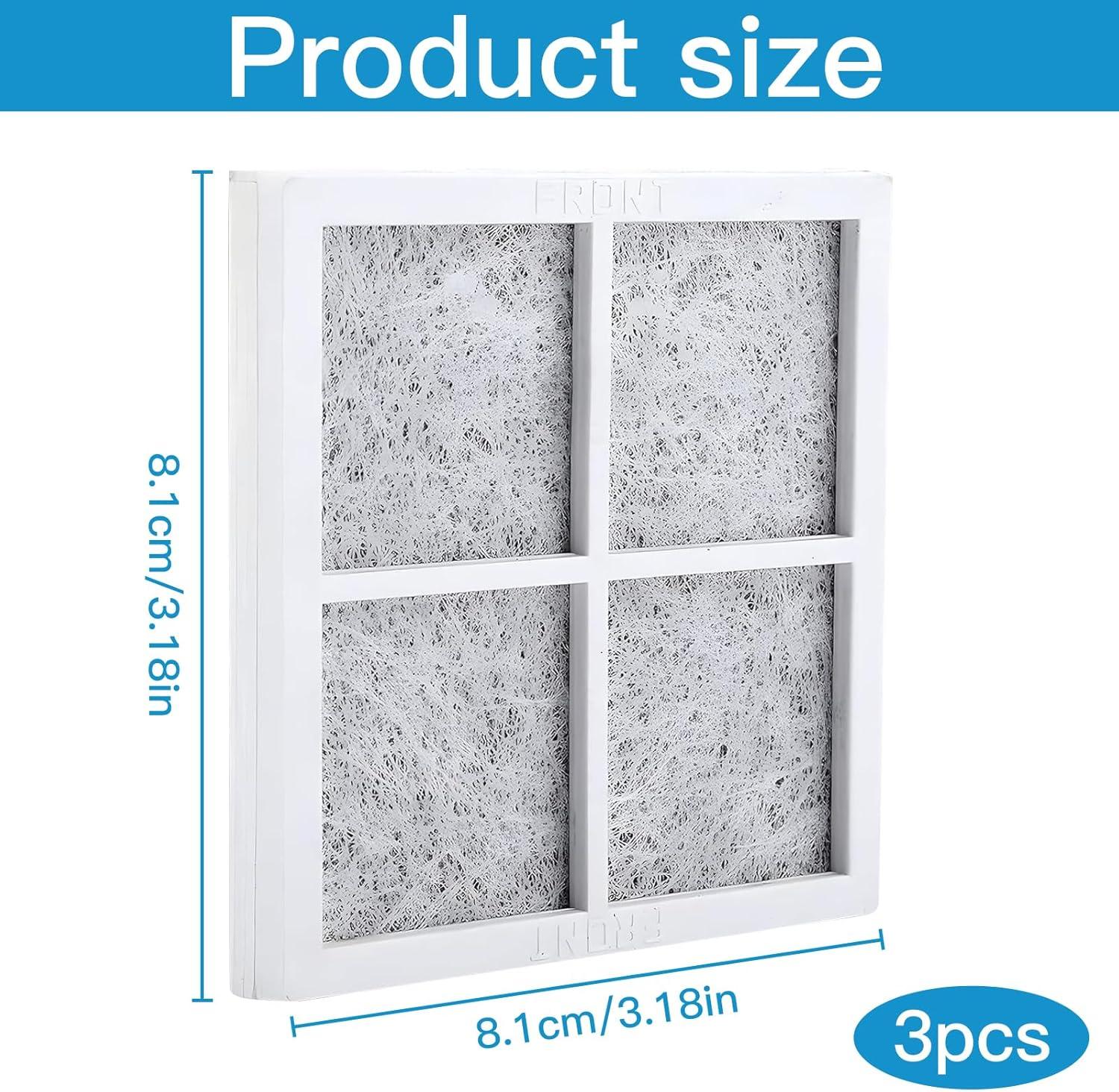 image:image3 Pcs Filtre Air pour Rfrigrateur Filtre Air de Remplacement Filtre Frigo Americain Convient pour LG LT120F Filtre Air Frais de Rechange