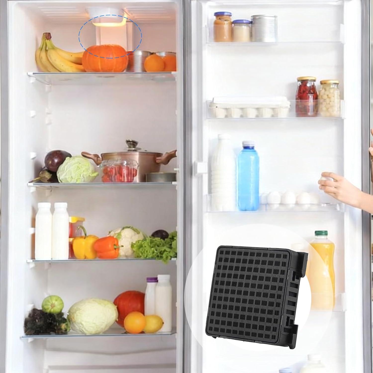 image:image3 Pices Filtres Charbon Actif pour Rfrigrateur Liebherr Noir Filtre Frigo Liebherr Carr Charbon Actif Filtre pour Combin Rfrigrateur Conglateur Purification De Lair