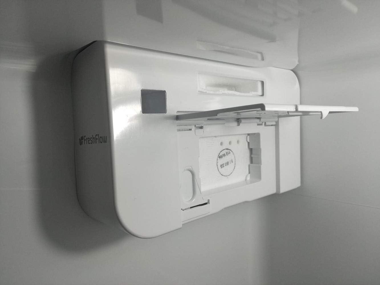 image:imageAqualogis Lot de 4 Filtre antibactrien pour rfrigrateur Whirlpool Traitement de lair Compatible avec Microban ANT001 ANT001 ANTFMIC 481248048172