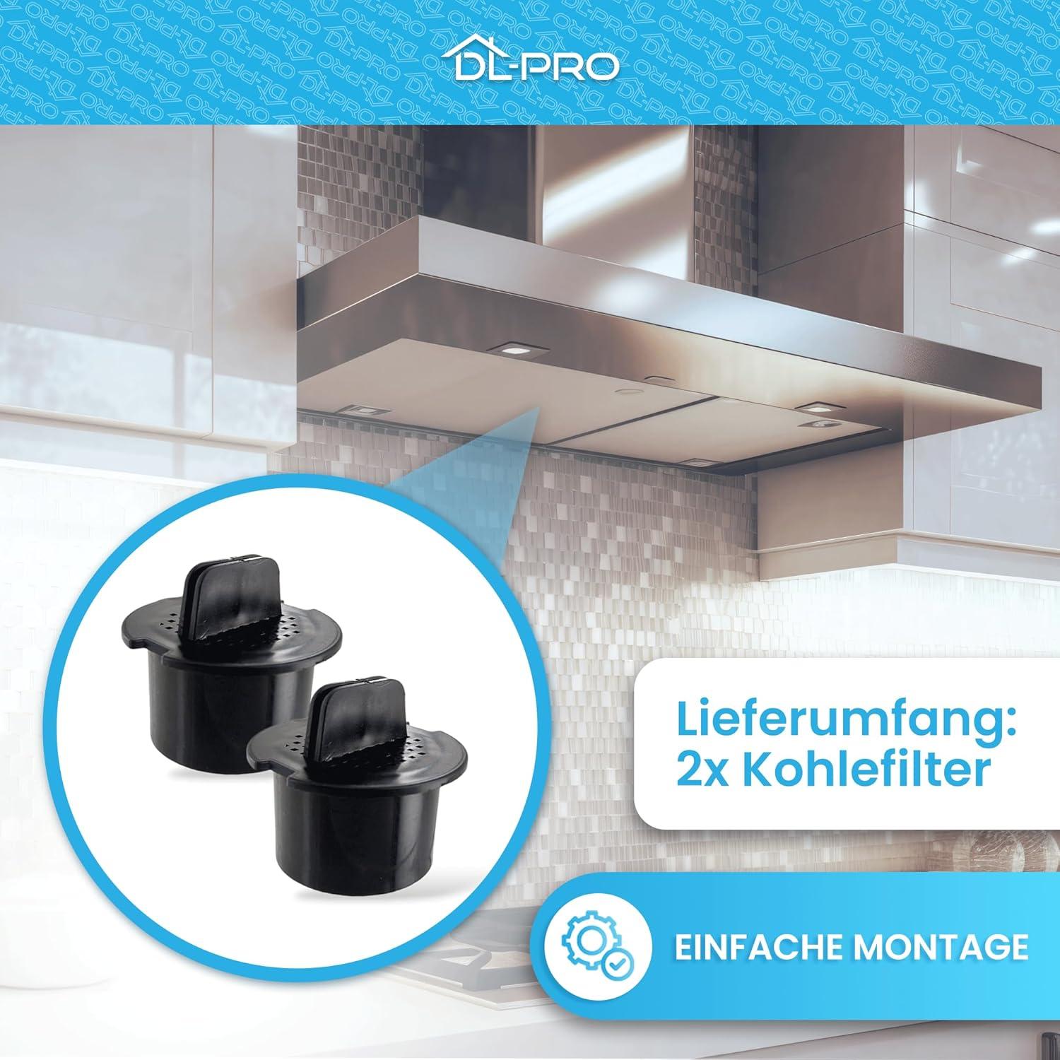 image:imageDLpro Lot de 2 filtres charbon actif ronds compatibles avec Liebherr 7433243 51 mm Pour rfrigrateur vin rfrigrateur conglateur