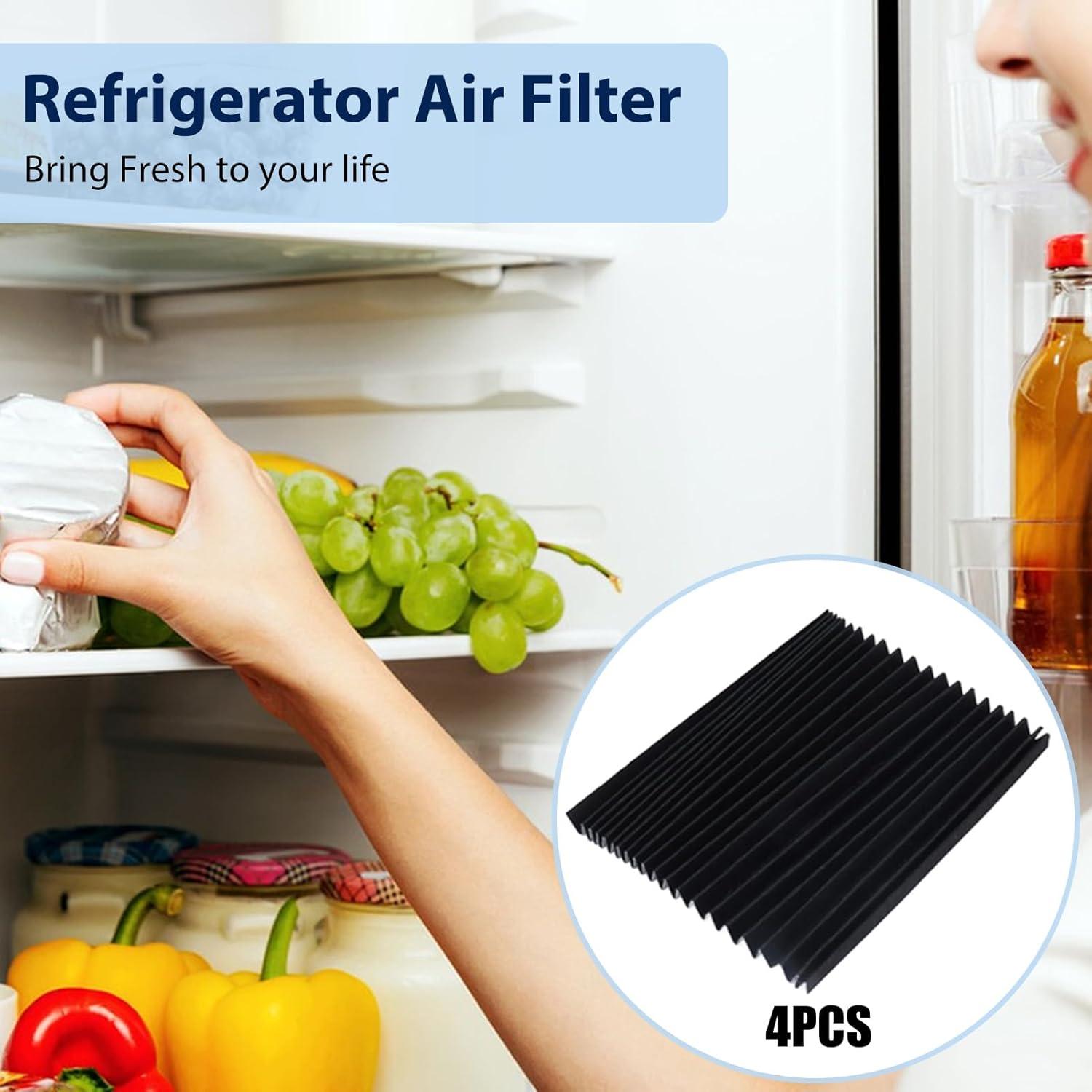 image:imageFiltre Air pour Rfrigrateur 4 Filtres Air Dsodorisants pour Rfrigrateur avec Remplacement de la Technologie au Carbone pour Rfrigrateur