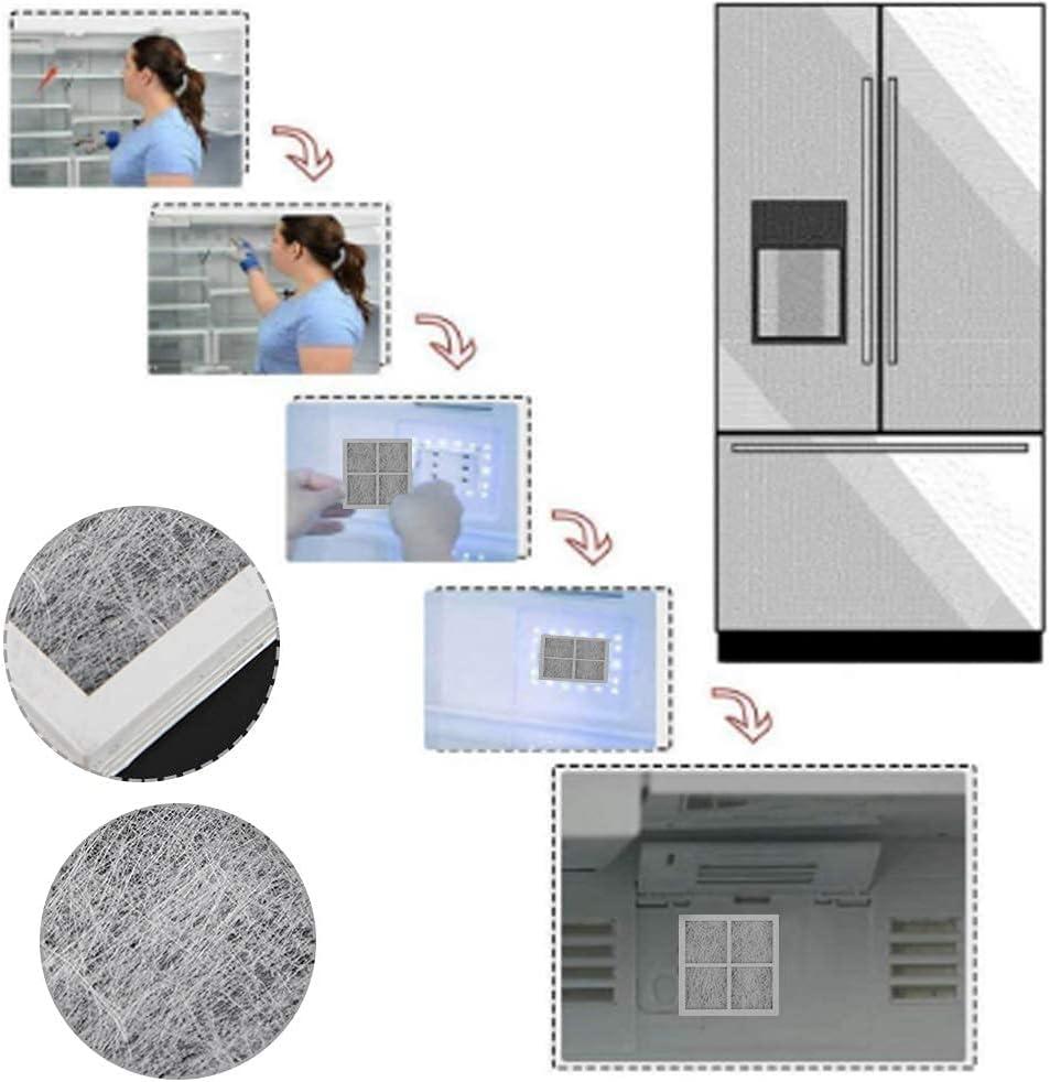 image:imageFiltre air de rfrigrateur 3 pices de rechange pour filtre air pour LT120F Elite 469918 conglateur