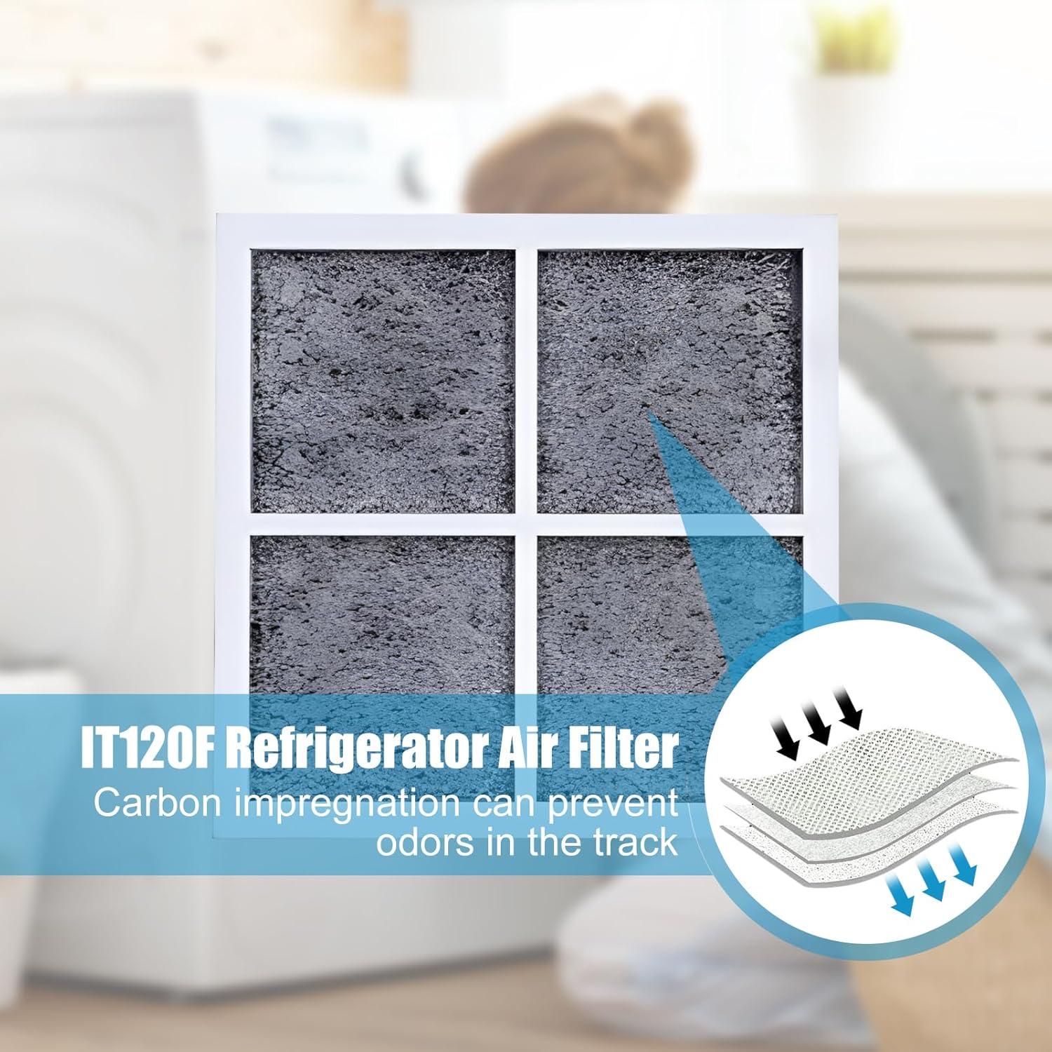 image:imageFiltre air pour Rfrigrateur LG Pure n Fresh 3 Pcs Filtre air Frais de Rechange pour RfrigrateurRfrigrateurPurificateur dair LG LT120F LFX31925SW LFX31925SB