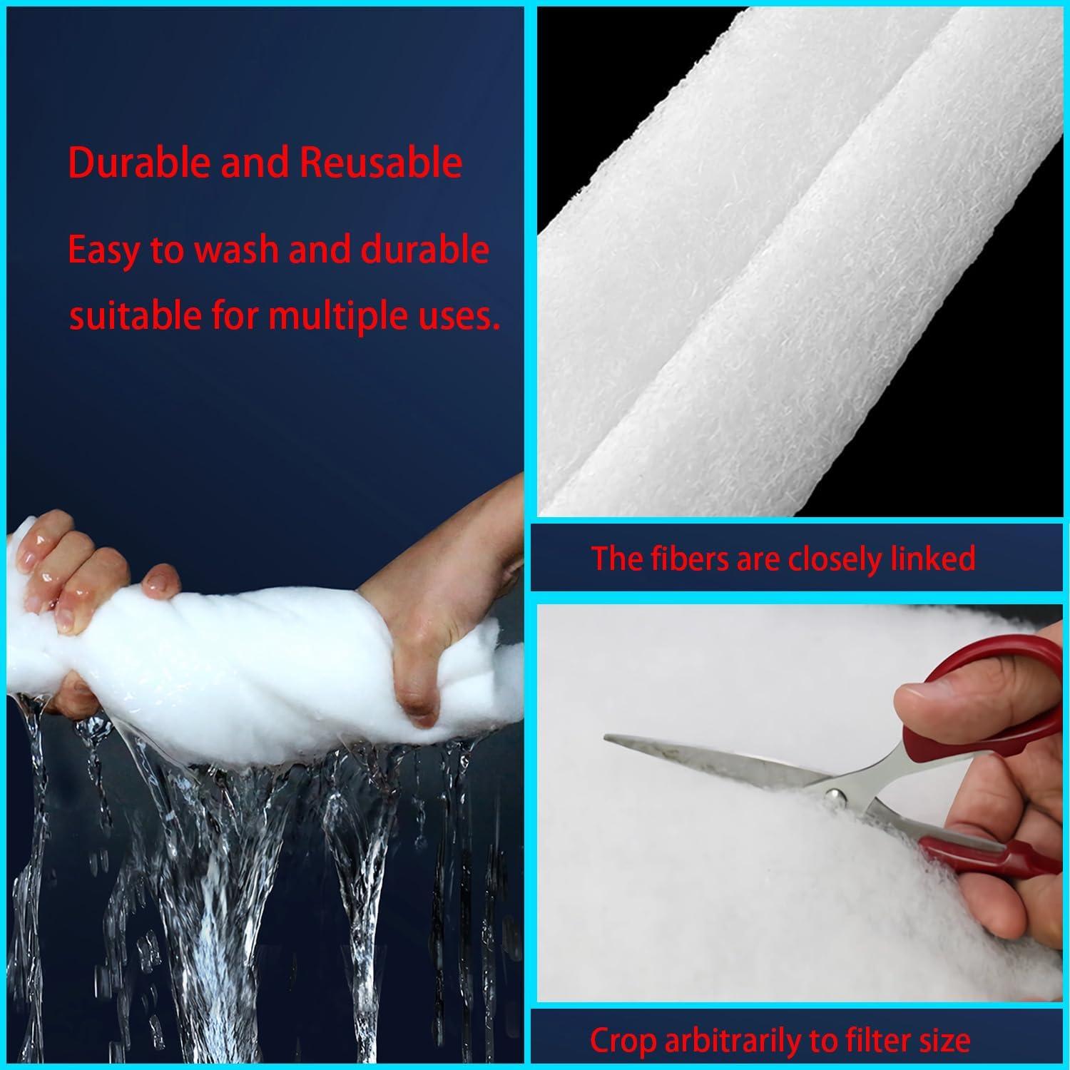 image:imageFiltre pour Climatisation Gainable 50 x 60cm Filtre g4 Dcouper Filtre de Climatiseur Convient Aux Conduits de Climatisation Filtre Industriel Poussire 1pcs50 60cm30 x 10 x 2 cm