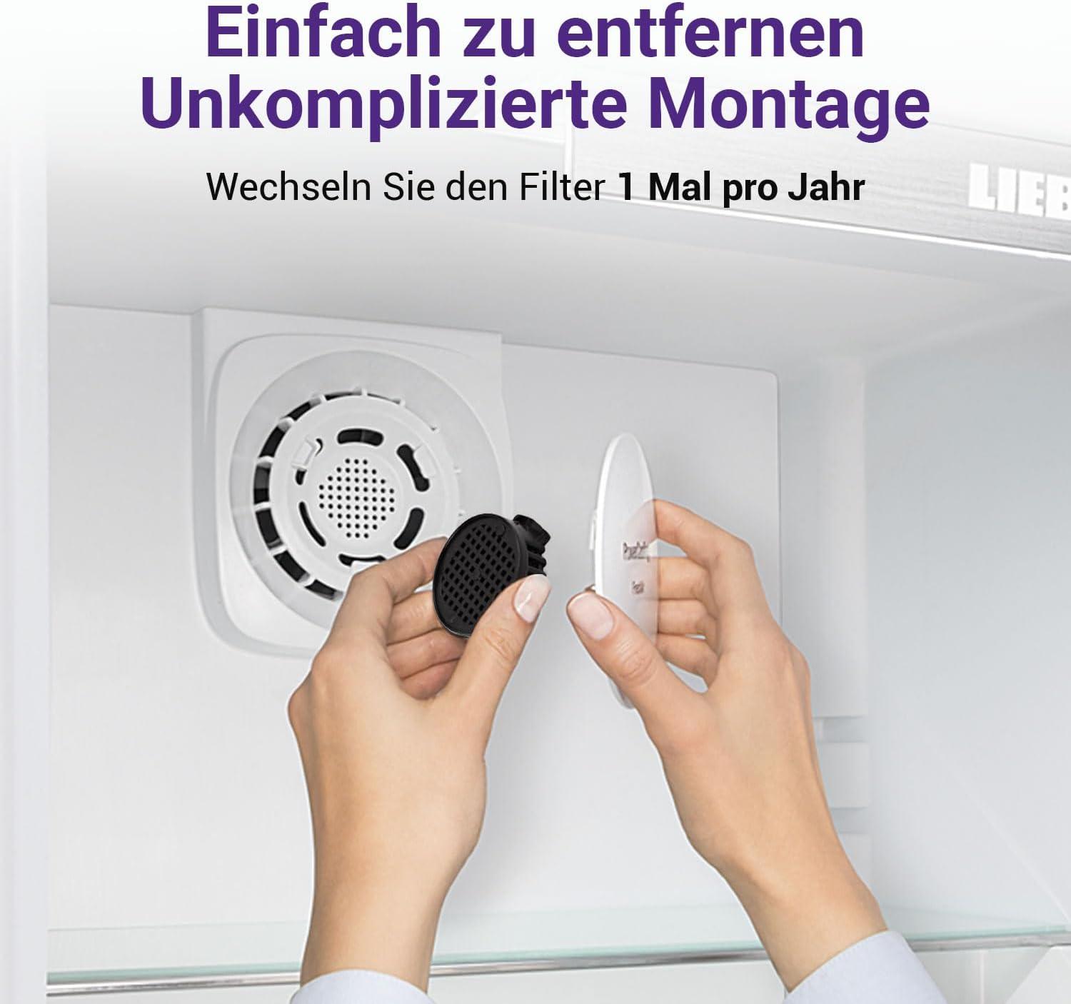image:imageFreshair Lot de 2 filtres charbon actif de 45 mm de diamtre pour rfrigrateur Liebherr FreshAir Liebherr 9096342 ampamp Liebherr Fresh Air Filter 2354VP
