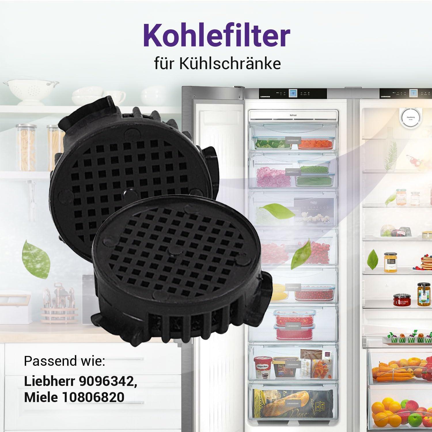 image:imageFreshair Lot de 2 filtres charbon actif de 45 mm de diamtre pour rfrigrateur Liebherr FreshAir Liebherr 9096342 ampamp Liebherr Fresh Air Filter 2354VP