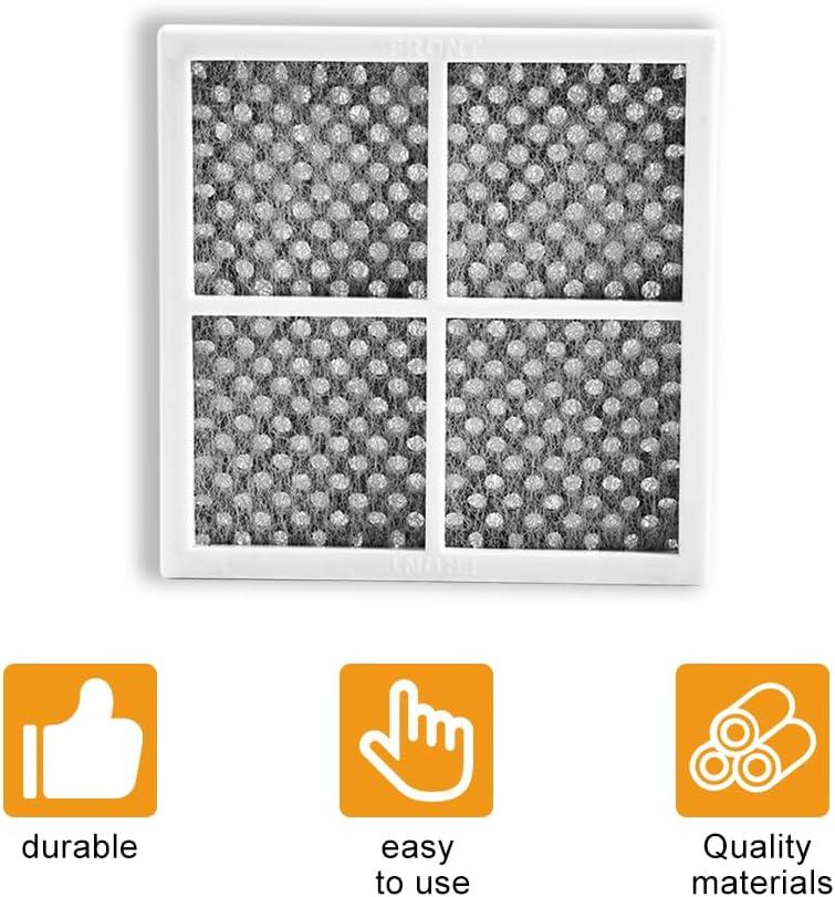 image:imageLG LT120F Lot de 4 filtres air pour rfrigrateur Filtre charbon actif de rechange Filtre air LG Pure Fresh pour ADQ73214405 ADQ73214404 ADQ73214408 LFX31925SW LFX31925SB