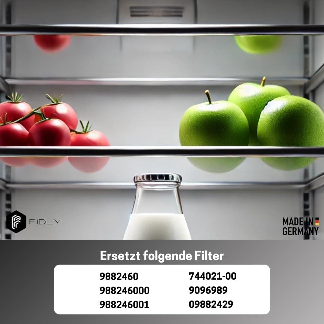 image:imageLot de 2 filtres charbon actif pour Liebherr 9882460 74402100 9096989 09882429 Filtre de rechange pour rfrigrateur Charbon actif de coco Fresh Air comme filtre antiodeurs pour une