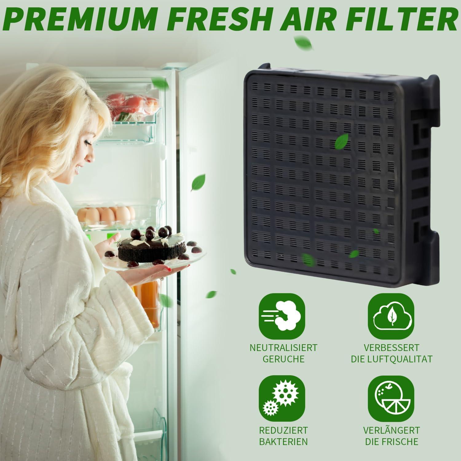 image:imageLot de 2 filtres charbon actif pour rfrigrateur Liebherr 9096989 9882460 988246000 Fresh Air avec charbon actif pour rfrigrateurs Filtre charbon actif de qualit suprieure Compatible avec