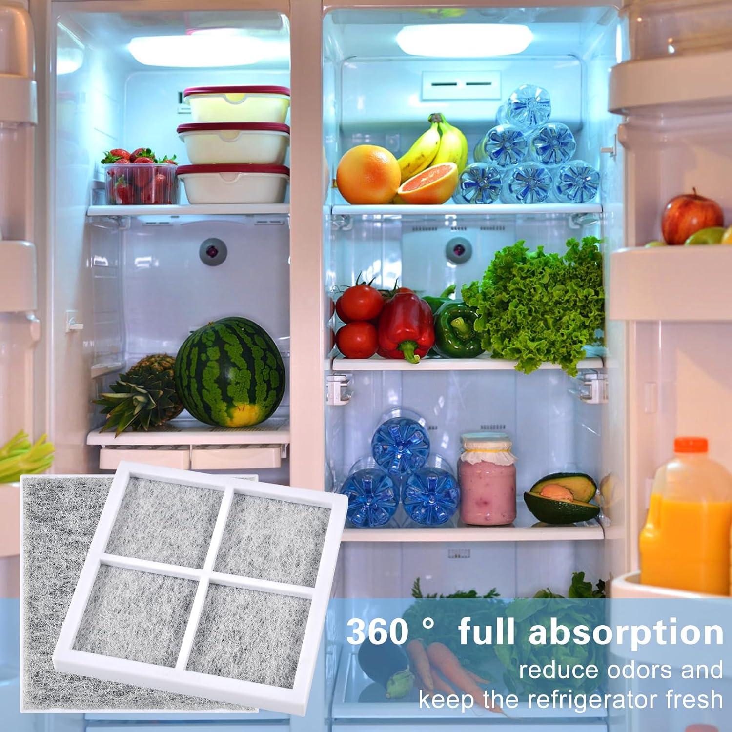 image:imageLot de 3 filtres pour rfrigrateur air frais filtre Pure Fresh filtre de rechange pour rfrigrateur filtre air filtre charbon actif de remplacement