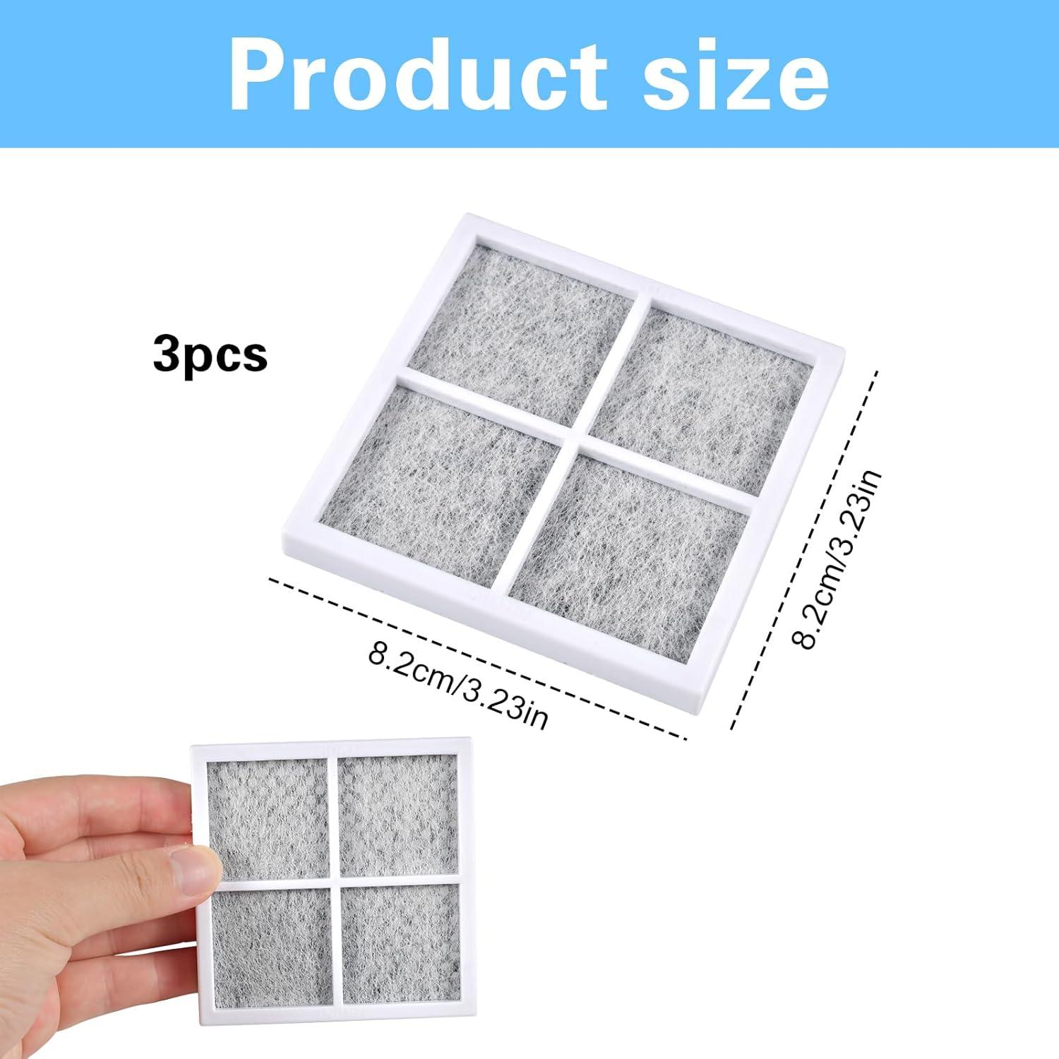 image:imageLot de 3 filtres pour rfrigrateur air frais filtre Pure Fresh filtre de rechange pour rfrigrateur filtre air filtre charbon actif de remplacement