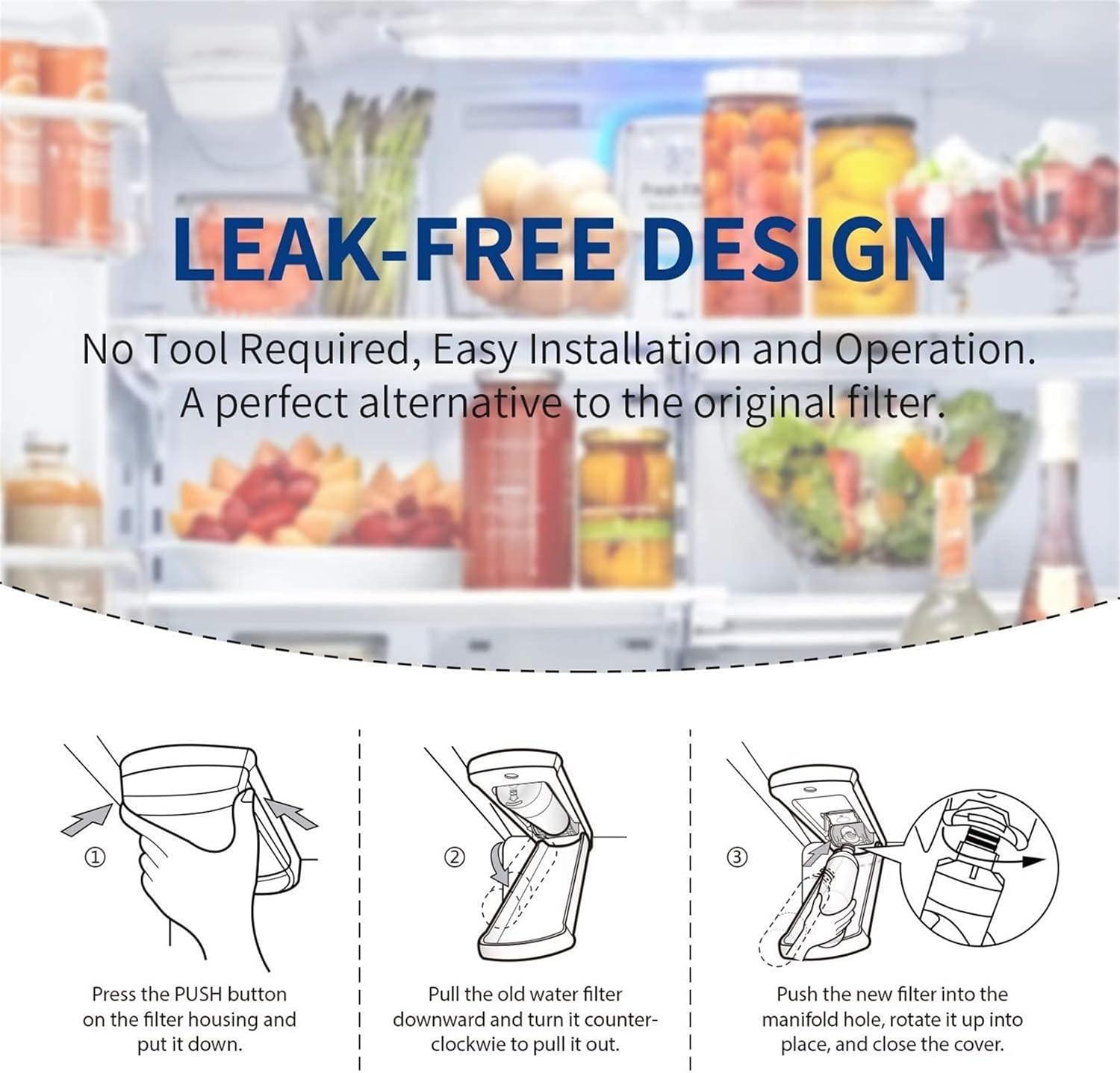 image:imageLt1000pPcpice Filtre eau pour rfrigrateur rfrigrant filtre eau externe ADQ747935 certifi NSF compatible avec MDJ64844601 ADQ74793501 ADQ74793502 Kenmore99802 Pices