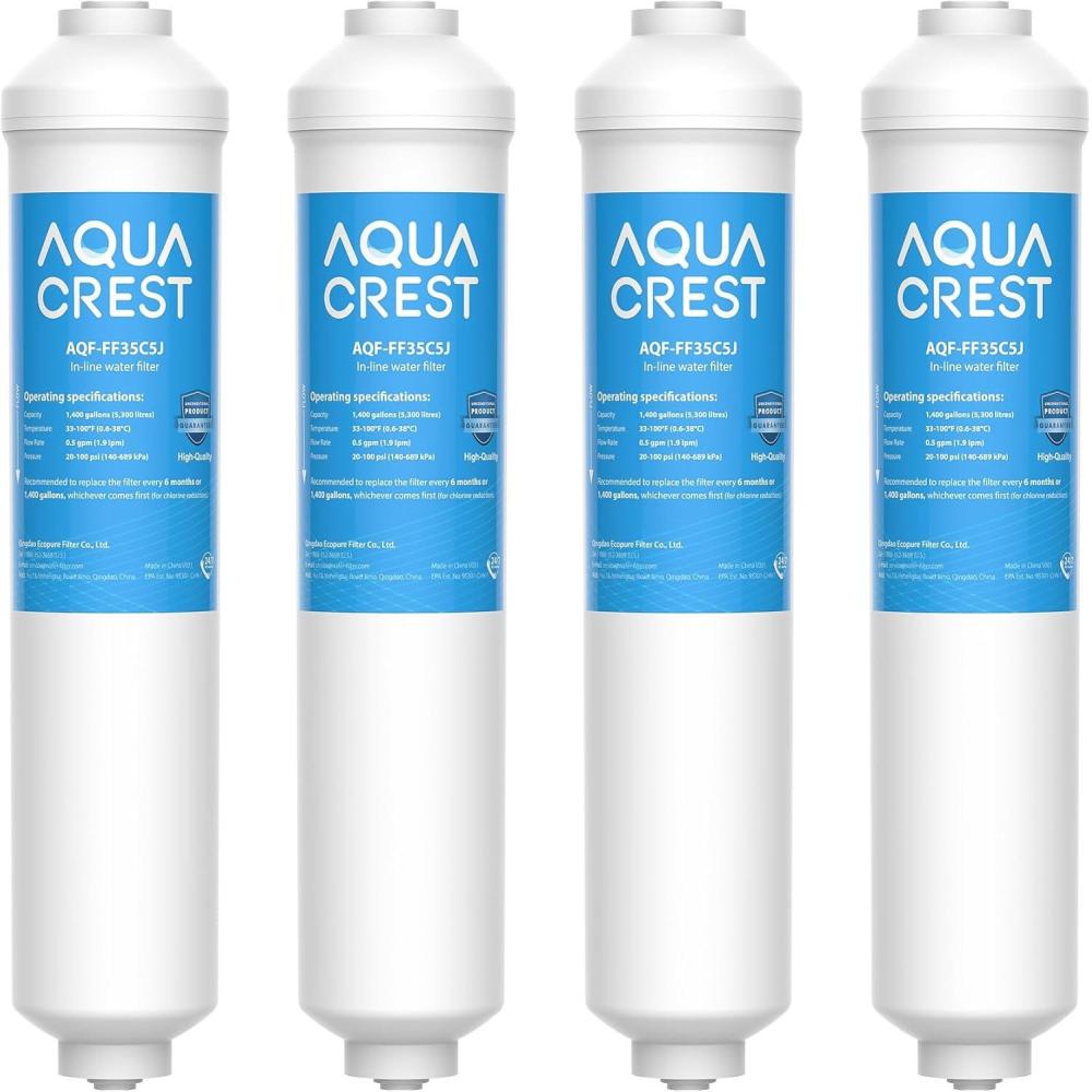 image:imageAQUACREST Filtre Frigo Remplacement pour Filtre Frigo Samsung DA2910105J HAFEXEXP DA2010CB DA9902131B LG 5231JA2010B 44 Unit Lot de 1