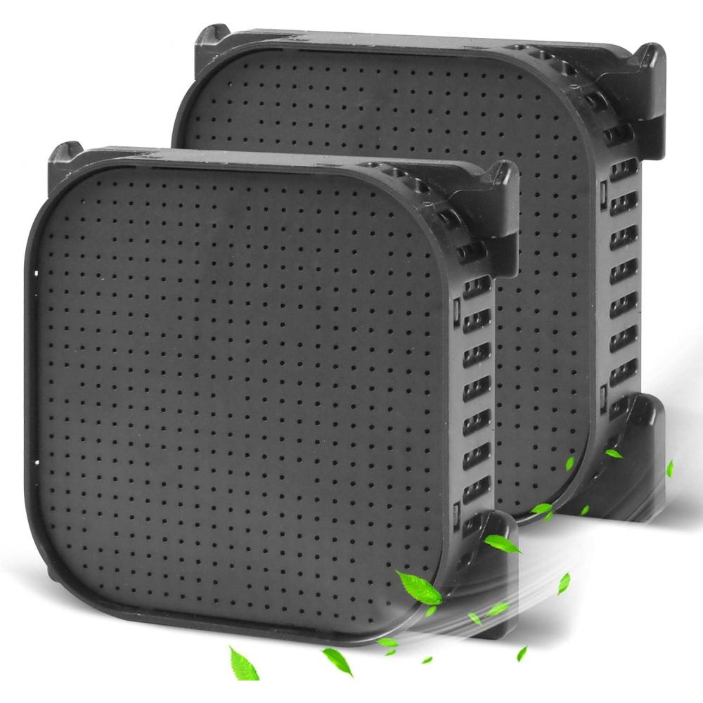 image:imageFiltre Charbon 2 Filtre Charbon Frigo pour Rfrigrateurs Fresh Air 9096989 988246001 988246000 9882429 Filtre Remplacement pour 744002100 pour Filtre de Rfrigrateur
