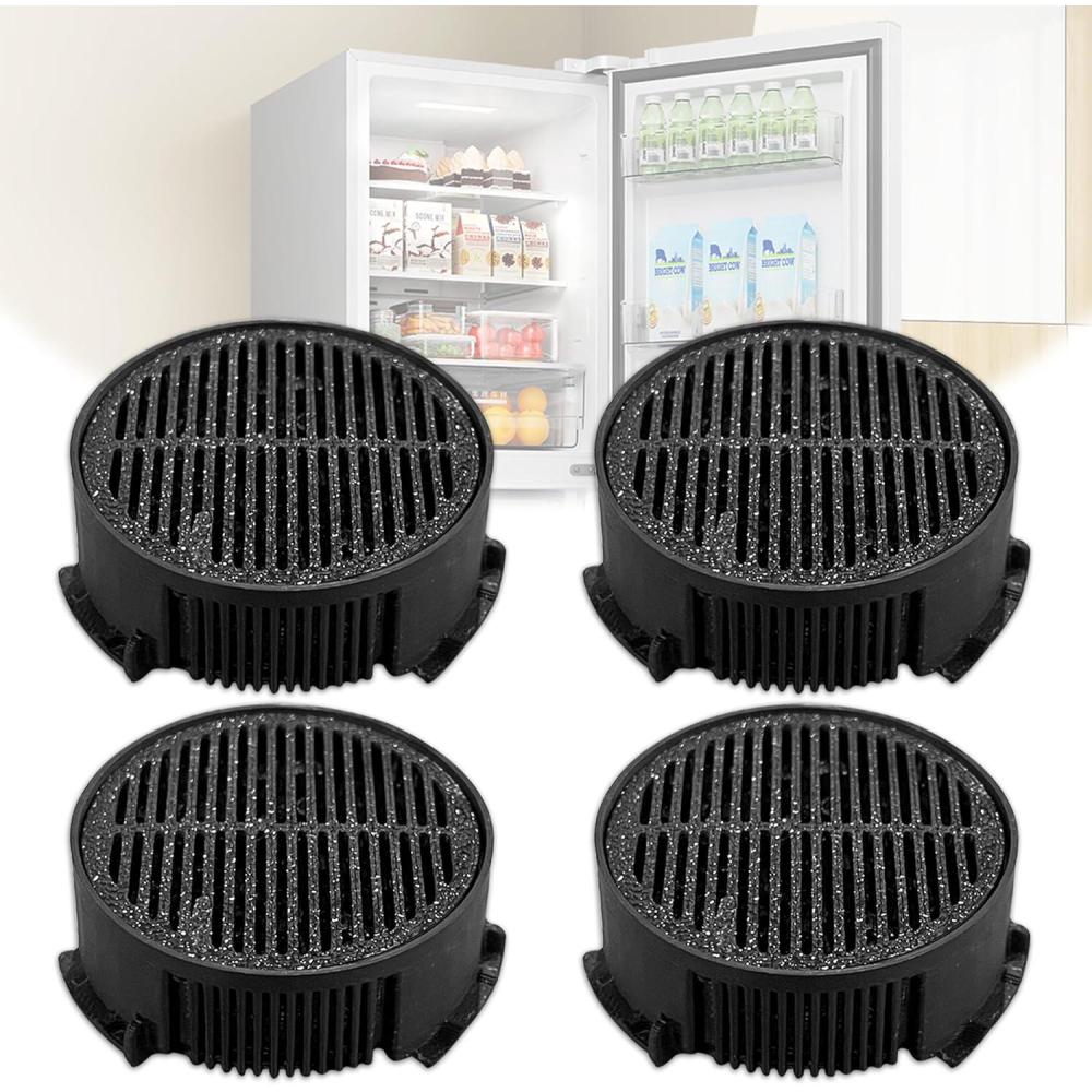 image:imageLot de 4 filtres charbon actif pour rfrigrateurs Liebherr 9096342 45 mm filtre Fresh Air avec charbon actif filtre pour rfrigrateurB