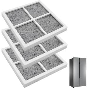 3 Pièces Filtre à Air pour Réfrigérateur LG LT120F, Filtre Frigo Américain LG LT120F, Compatible avec LG Pure n Fresh LT120F (3PCS)