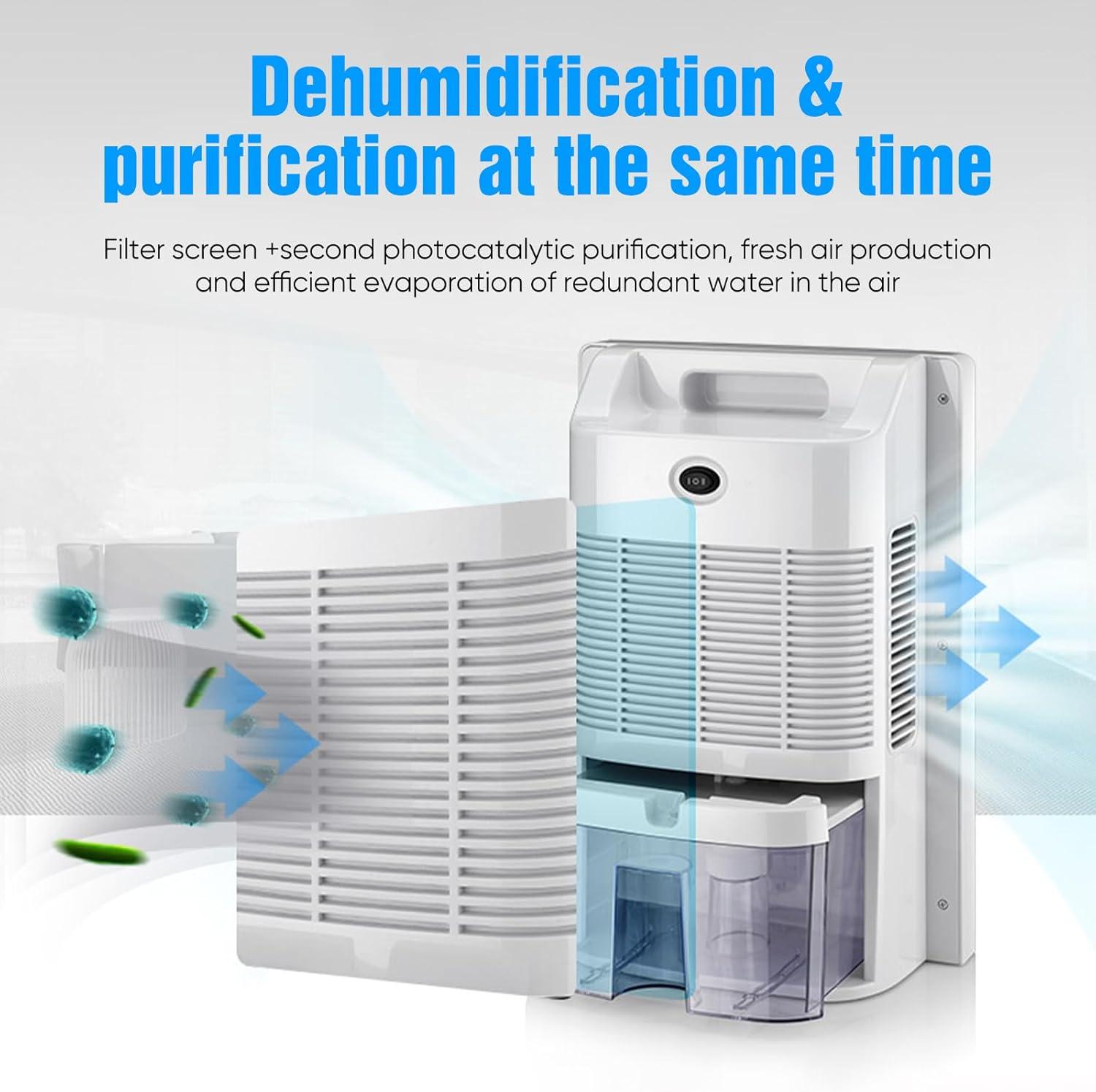 image:image22L DShumidificateur D Air Et Purificateur DAir 2 En 1 Portable Silencieux DShumidificateur Avec TLCommande Cran LED 24h Timer Mode Sommeil ampamp DGivrage ArrT Automatique Pour Maison
