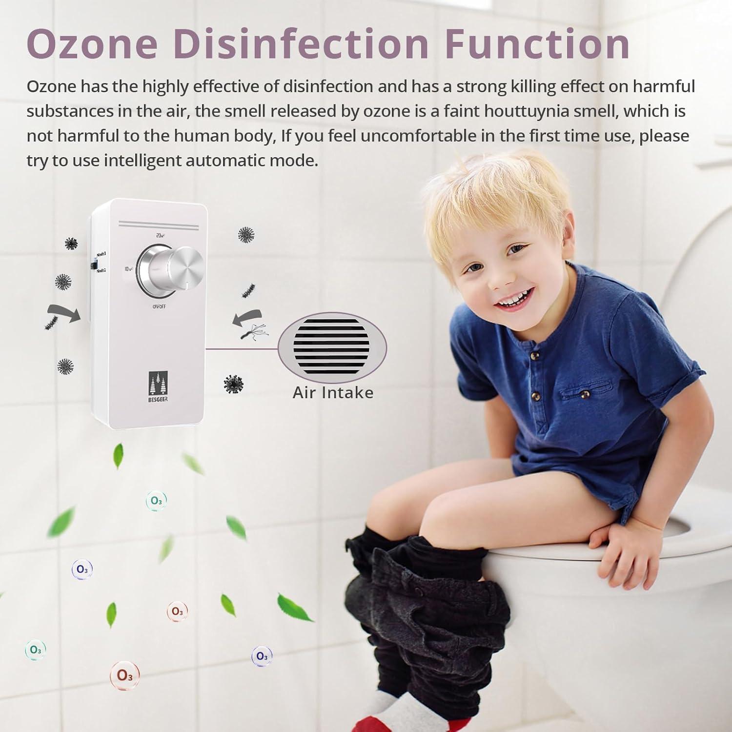 image:imageGnrateur dozone purificateur dair strilisateur dodeurs purificateur dair gnrateur dozonizer dair pour chambre salle de bain animaux domestiques formaldhyde et odeur BlancBlanc Crme