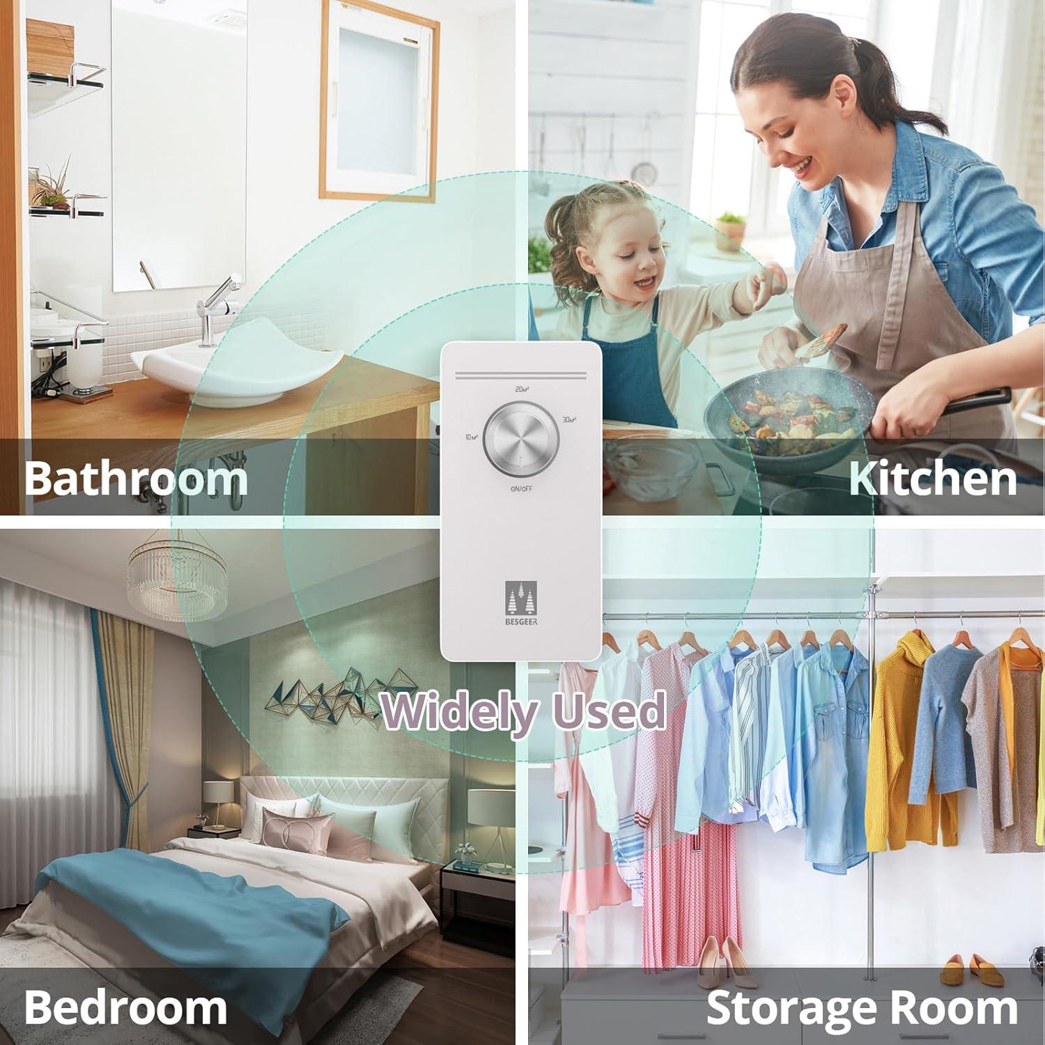 image:imageGnrateur dozone purificateur dair strilisateur dodeurs purificateur dair gnrateur dozonizer dair pour chambre salle de bain animaux domestiques formaldhyde et odeur BlancBlanc Crme