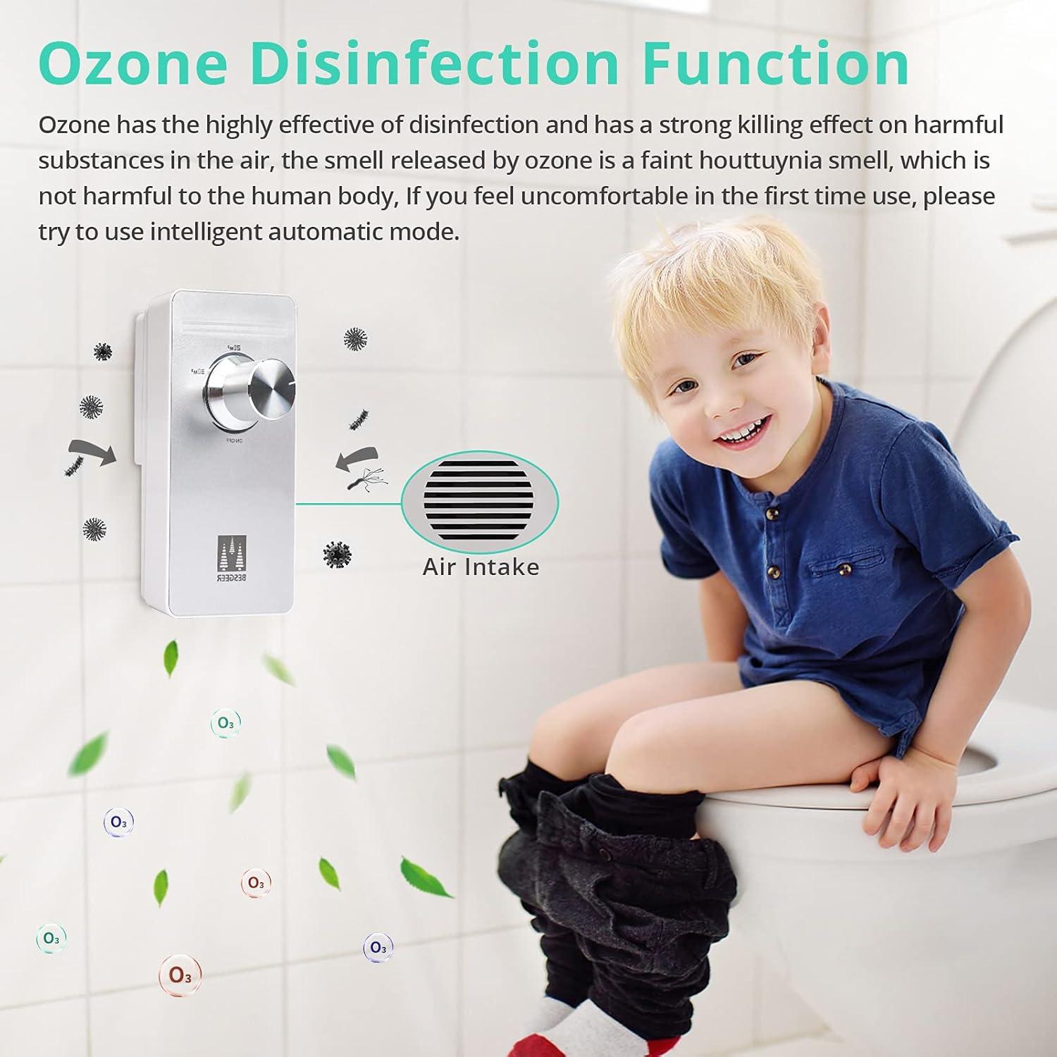 image:imageGnrateur dozone purificateur dair strilisateur dodeurs purificateur dair gnrateur dozonizer dair pour chambre salle de bain animaux domestiques formaldhyde et odeur BlancBlanc