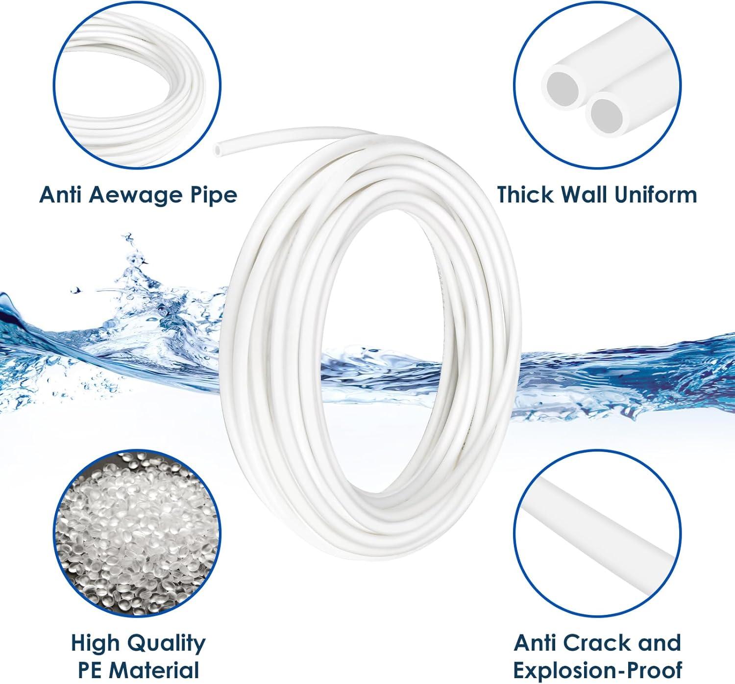 image:imageKit de Raccordement Deau pour Rfrigrateur de 15m Tuyau Dalimentation en Eau Tube de Filtre Pices et Accessoires Matriau POM Tuyau Frigo Alimentation en eau pour RfrigrateursAquarium14quot