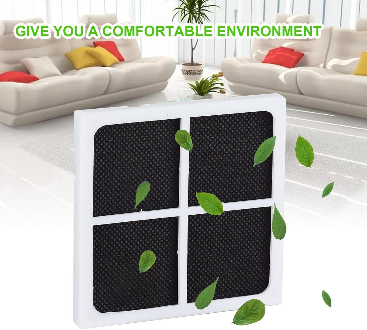 image:imageLot de 8 filtres air FFL155L pour rfrigrateur compatibles avec LG Pure N Fresh ADQ73214405 ADQ73214404 ADQ73214408 Filtre antibactrien Pur Air pour rfrigrateur