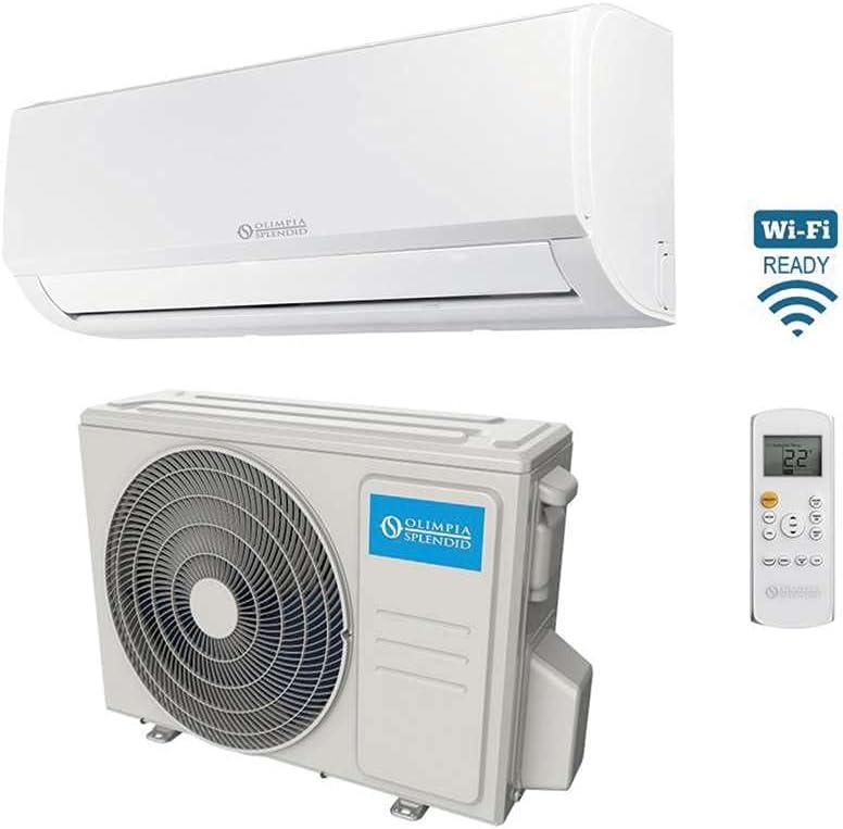image:imageOlimpia Splendid Climatiseur Fixe Inverter 10000 BTUh avec Pompe Chaleur et WiFi Ready avec Smartphone Aryal S1 E Inverter 10 Classe nergtique A A10