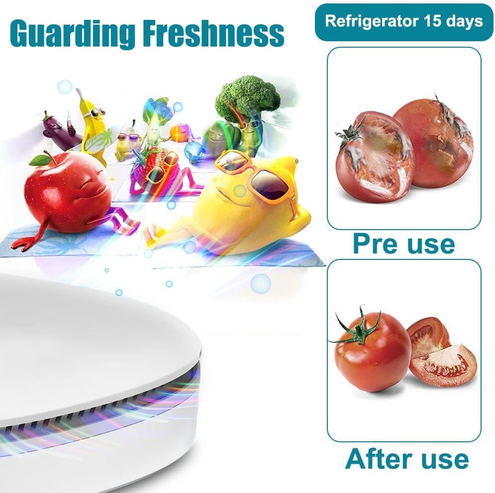 image:imagePurificateur dair Portable diffusateur dozone conomie dnergie Gnrateur Strilisateur dodeurs Faible Bruit pour Rfrigrateur darmoire Chaussures la Maison