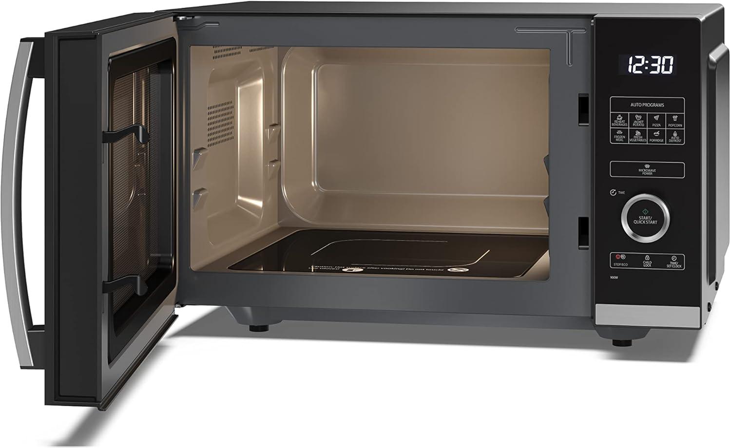 image:imageSharp YCPG254AES four Microondes 25 litres Grill Noir commandes semi numriquesNoir