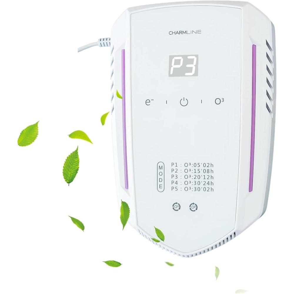 image:imageCharmline purificateur dair avec ozone et ions ngatifs liminer les mauvaises odeurs dans les pices pour animaux salles de bain cuisine et chambre gnrateur dioniseur pour picesMNSX09