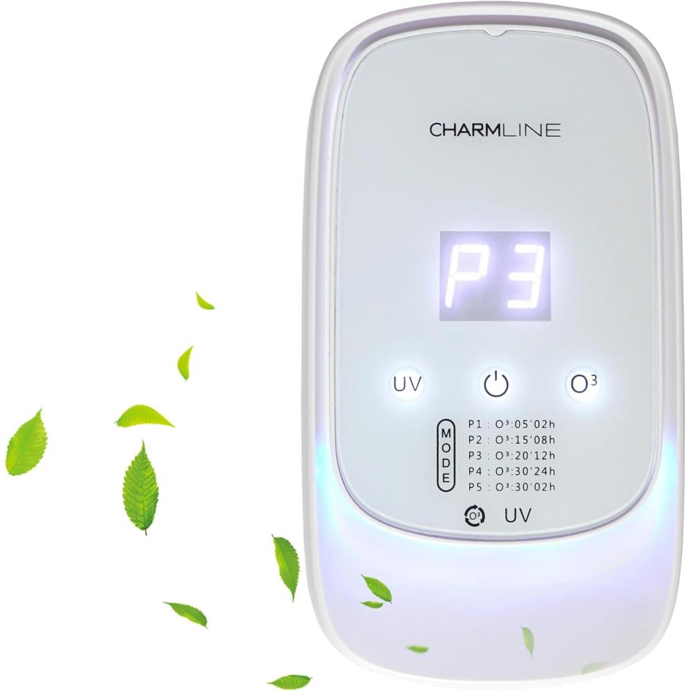 image:imageCharmline purificateur dair avec ozone et ions ngatifs liminer les mauvaises odeurs dans les pices pour animaux salles de bain cuisine et chambre gnrateur dioniseur pour picesMNSX11