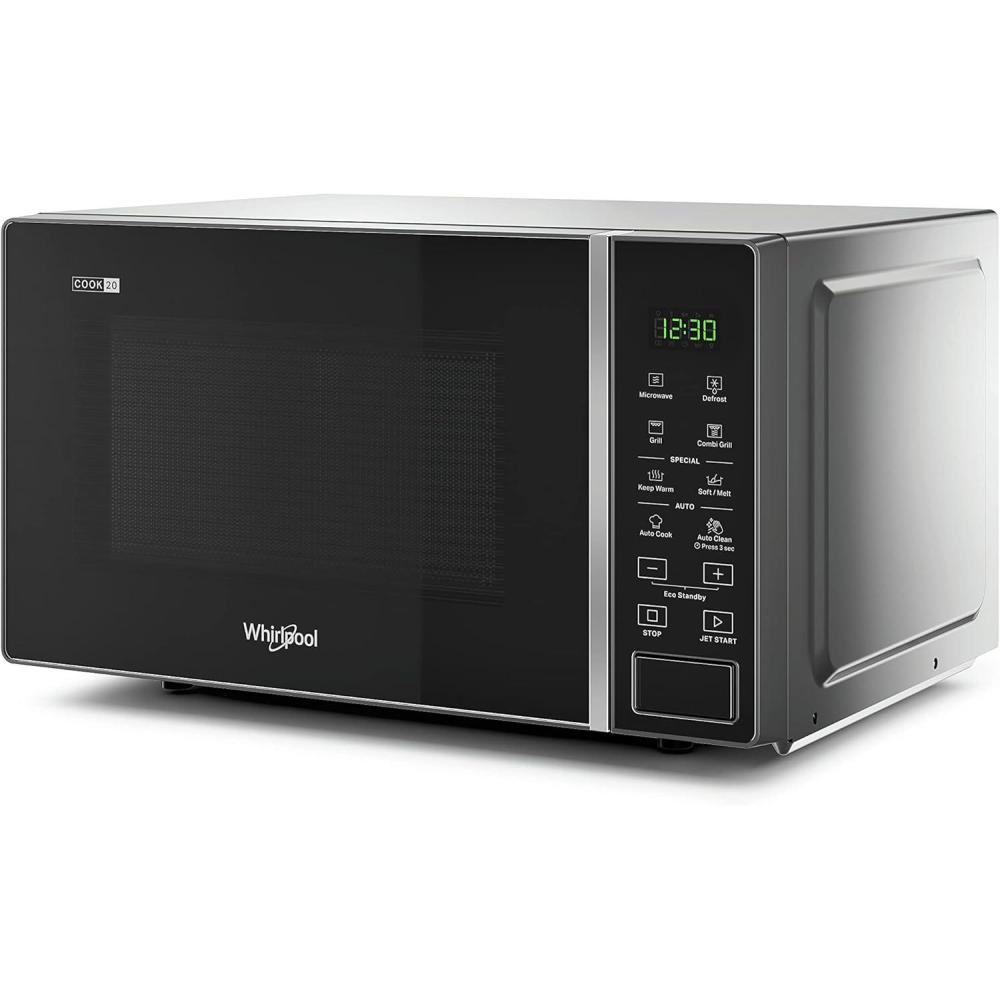 image:imageWhirlpool MWP 203 SB Comptoir Microondes grill 20 L 700 W Noir Argent