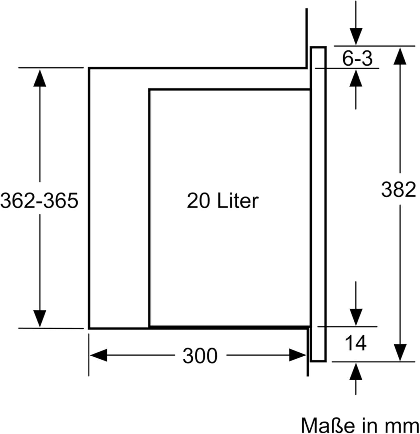 image:imageBosch BFL523MB4 Srie 2 Microondes encastrable 50 x 38 cm 20 Litres NoirNoir