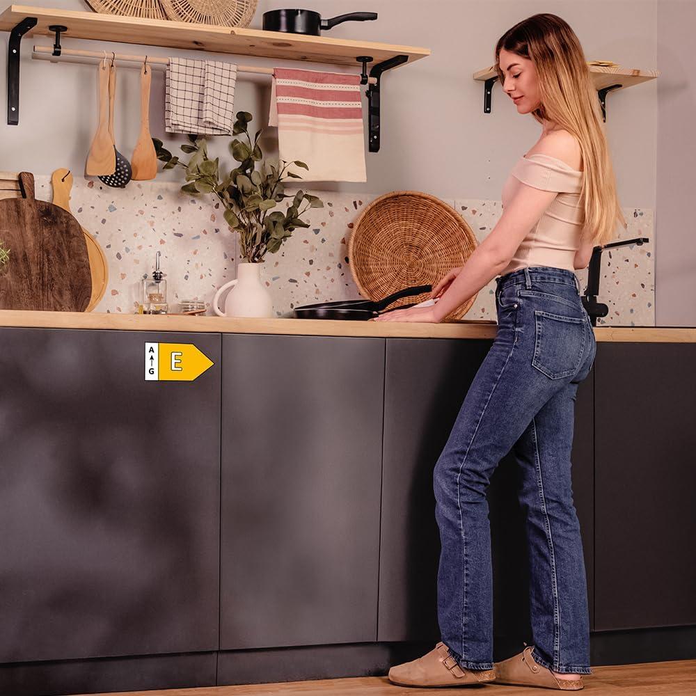 image:imageCecotec LaveVaisselle Intgr 60 cm Bolero Aguazero 6500 FullBI 15 Couverts Troisime Bac Faible Consommation dnergie 6 Programmes avec Dual Zone Wash O2 Dry Motor Inverter Plus11 Couverts 45 cm