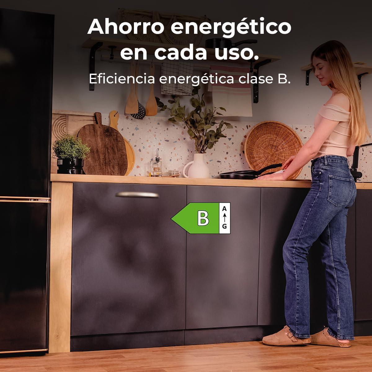 image:imageCecotec LaveVaisselle Intgr 60 cm Bolero Aguazero 6500 FullBI 15 Couverts Troisime Bac Faible Consommation dnergie 6 Programmes avec Dual Zone Wash O2 Dry Motor Inverter Plus14 Couverts 60 cm