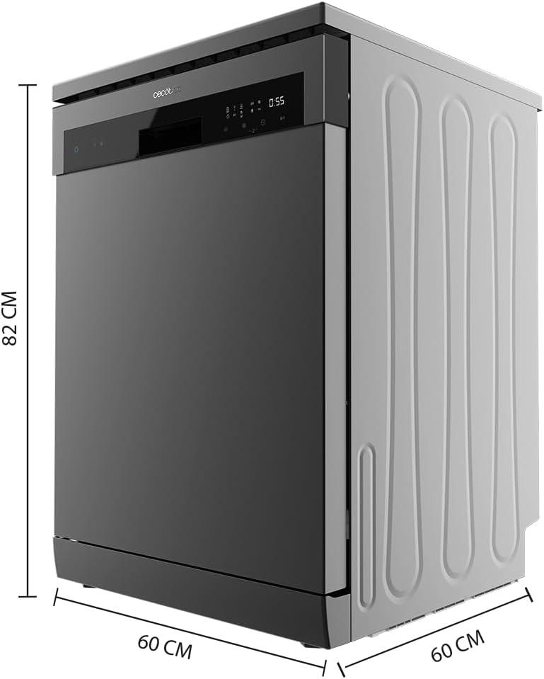 image:imageCecotec Lavevaisselle Indpendant de 45 cm Bolero Aguazero 4201 E 11 Couverts 6 Programmes avec Dual Zone Wash Dpart Diffr jusqu 24 heures avant et AquaStop lectronique Plateau CouvertsBlack