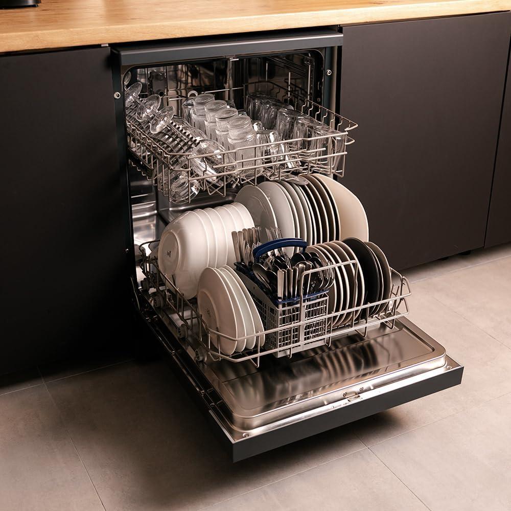image:imageCecotec Lavevaisselle Indpendant de 45 cm Bolero Aguazero 4201 E 11 Couverts 6 Programmes avec Dual Zone Wash Dpart Diffr jusqu 24 heures avant et AquaStop lectronique Plateau CouvertsBlack