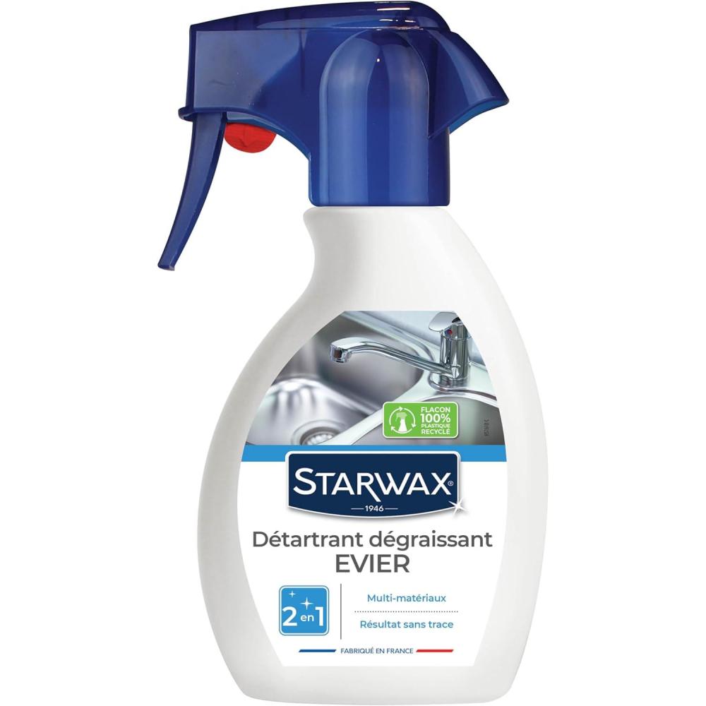 image:imageSTARWAX Dsinfectant frigo et microondes Sans javel Apte au contact alimentaire Tue 999 des bactries et virus Fabriqu en France 250mlEvier 250ml