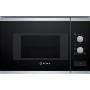 Bosch BFL523MB4, Série 2, Micro-ondes encastrable, 50 x 38 cm, 20 Litres, Noir(Inox)