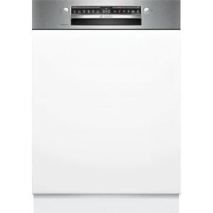 Bosch SMI6ZCS10E, Série 6, Lave-vaisselle 60 cm, Encastrable, Bandeau acier brossé