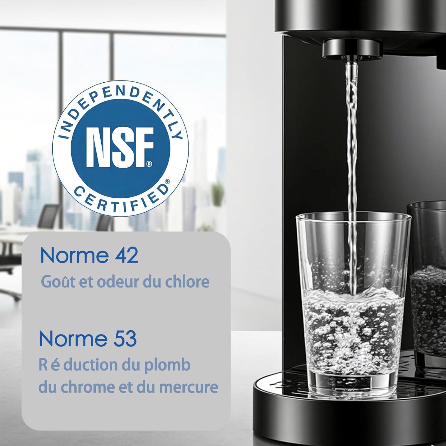 image:imageLot de 2 filtres eau pour rfrigrateur Samsung DA9717376B DA9708006C HAFQIN HAFQINEXP