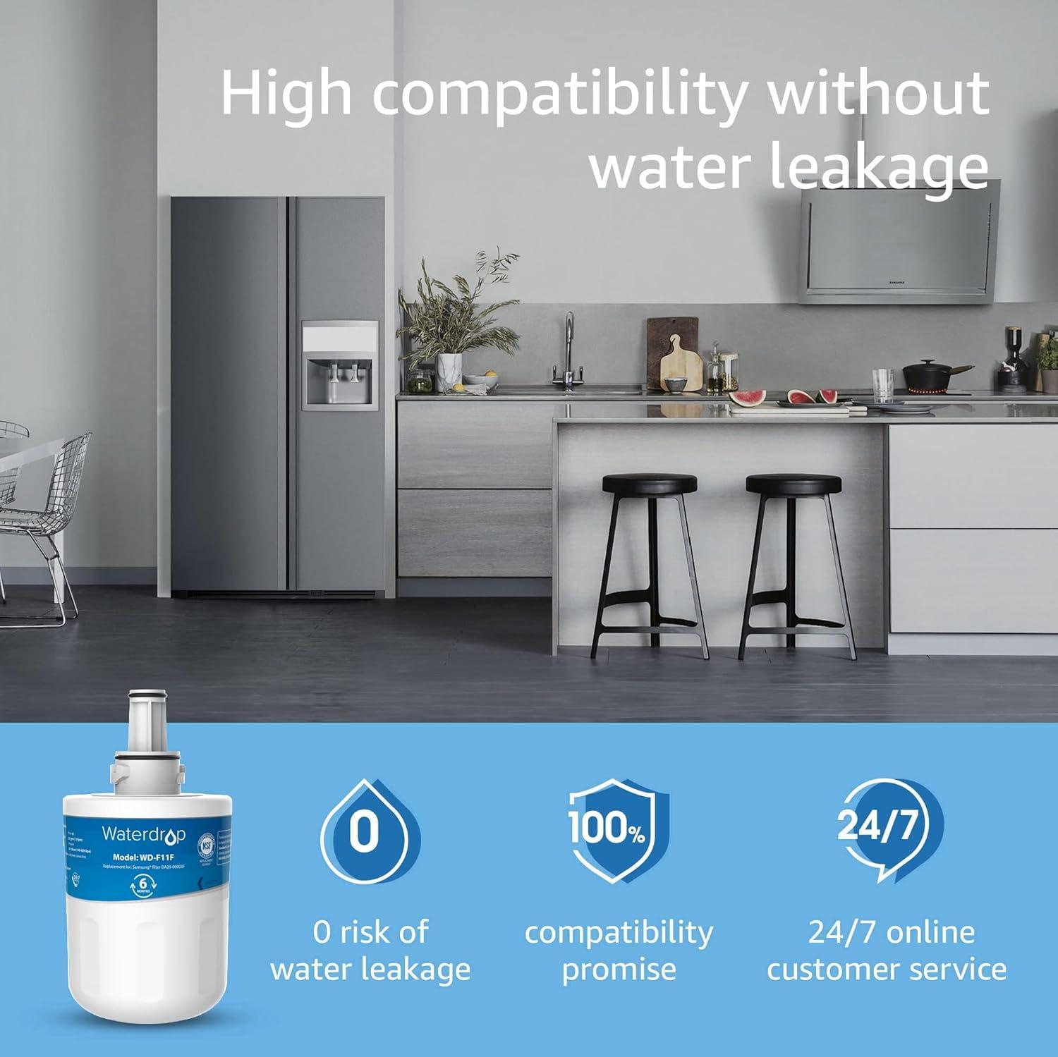 image:imageWaterdrop DA2900003F Filtre Eau du RfrigrateurRemplacement pour Samsung Aqua Pure Plus DA2900003F HAFIN1 DA2900003A DA2900003B DA6100159A DA9706317A Forfait Peut Varier 23