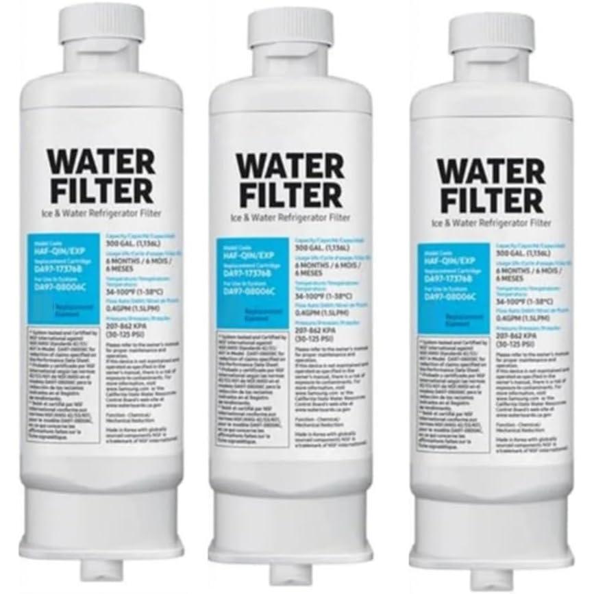 image:imageCorrea 3 Pcs DA9717376B Filtre Eau de Rfrigrateur lment de Filtre de Rfrigrateur 3 Couches de Filtration Efficace