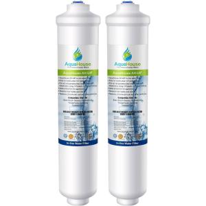 2x AquaHouse UIFS Filtre d&rsquo;eau compatible pour réfrigérateur Samsung DA29-10105J HAFEX/EXP WSF-100 Aqua-Pure Plus (filtre externe uniquement)