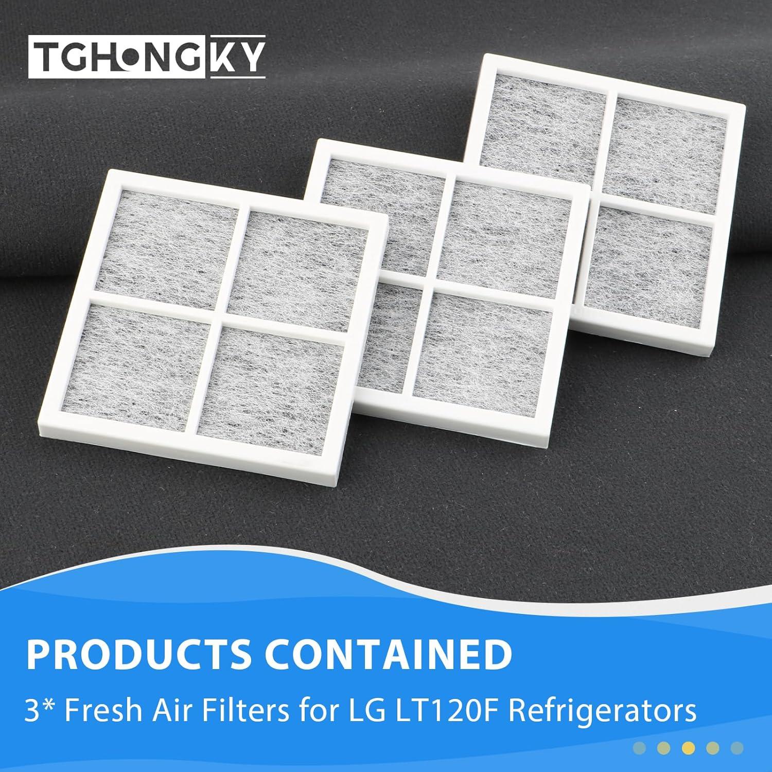 image:image3PCS Filtre air pour Rfrigrateur pour LG LT120F LFX31925SW Filtre Air de Rfrigrateur pour LG Pure N Fresh RfrigrateurRfrigrateurPurificateur Access