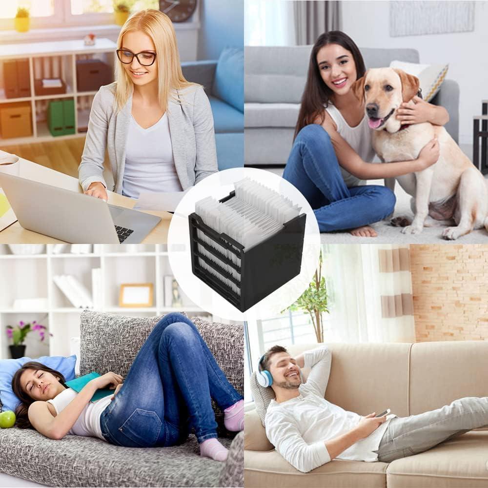 image:imageJiusion Filtre de Remplacement Compatible avec Le Refroidisseur dair Personnel Air Filtre de Remplacement Spcial Compatible avec Le Refroidisseur dair USB Air CoolerNoir